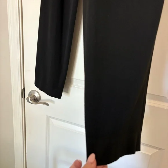 Talbots Black Easy Travel Straight Leg Pants - Picture 4 of 8